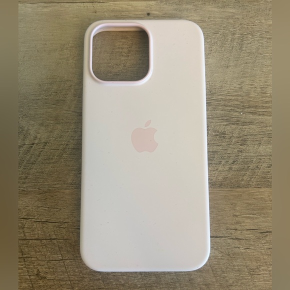 iPhone 13 Pro Max Case • Apple Liquid Silicone Case with MagSafe, Chalk Pink - Picture 1 of 13